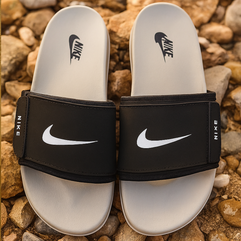 Nikle Black Slide | Medicated Sole